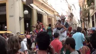 Cuba. Ambiente en la calle Obispo