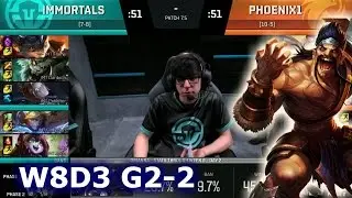 Phoenix1 vs Immortals Game 2 | S7 NA LCS Spring 2017 Week 8 Day 3 | P1 vs IMT G2 W8D