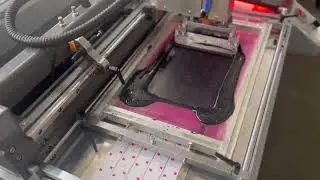 2 Colors Small Size Satin Ribbon Silk Screen Label Printing Machine for Elastic Band,shoelace, Belt