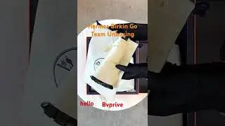 Unboxing Hermes Limited Edition Birkin Go Team bag with Bvprive