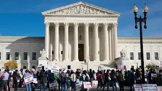 Hundreds Rally Ahead of Supreme Court Hearing for Harvard Affirmative Action Case