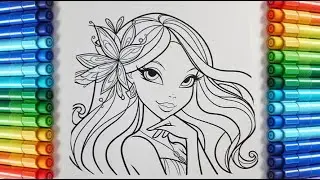 winx club Stella Coloring Winx Club Bloom Tecna Musa Stella Harmonix Fairy Coloring Pages