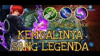 KEMBALINYA SANG LEGENDA | TOP GLOBAL CHOU 1 | Build tersakit chou 2020