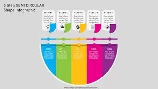 44.Create 5 Step Semi-Circular Infographic|Powerpoint Infographics|Graphic design|Free Template