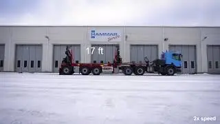 Telescopic Sideloader chassis with Hammar parallel sliding option