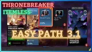 MCOC | EQ 3.1 | Easy Path| JAN EQ | PRECIOUS METAL | ThroneBreaker | Itemless |