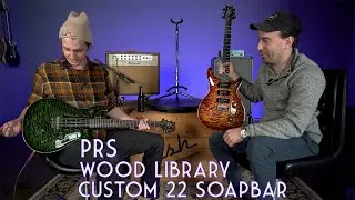 Ish Exclusive PRS Wood Library Custom 22 Soapbar Tone Comparison