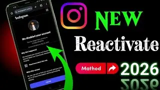 We Disable Your Instagram Account //  How To Fix Problem New Formula Recovery 2026 