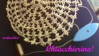 CHIACCHIERINO: Come unire il filo a metà lavoro:  NODO ALLA TESSITORA