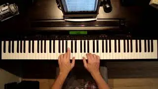 Beautiful brown eyes Alfreds basic adult Piano Course Level 1 Warm up using G D7 & C chords Pg 39