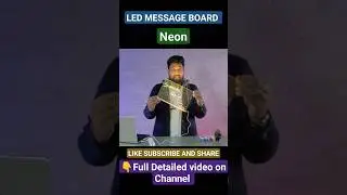 LED MESSAGE BOARD 🔥 UNBOXING AND REVIEW 🔥#LedMessageBoard #messageboard