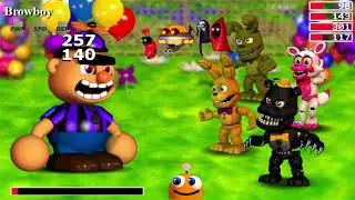 Middle Aged Man Plays FNAF World for the first time Part 48