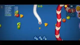 I conquer 1 st rank in worm zone game| snake game | top game play #wormszone #wormszoneio 