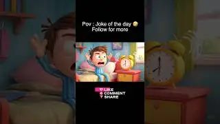 #FunnyShorts #ComedyShorts #AlarmClockJoke #MorningHumor #LOL #RelatableHumor #ViralShorts