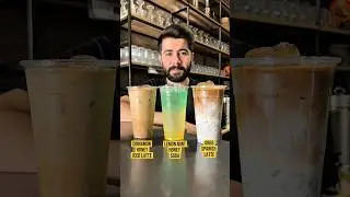 Cinnamon honey iced latte - Lemon mint honey soda - Oreo Spanish latte