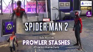 Spider-Man 2 &ndash; All Prowler Stashes Locations - Miles Morales (Complete Guide) Gameplay PS5 [60 FPS]