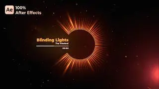 Make Glowing Audio Spectrum in After Effects - [No Plugins Required] - Beginner Friendly