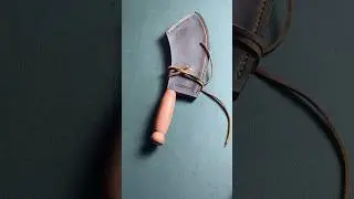 Making a Sheath For My Men With the Pot Knife