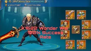 Lords Mobile - K1622 Wonder War 100% Success Rate