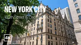 [4K] New York City 🗽 Summer Walk - 110th Street & Central Park West [Jun. 2022]