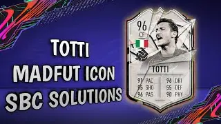 MADFUT ICON TOTTI ALL SBC SOLUTIONS!- MADFUT 21