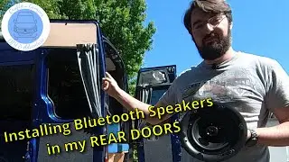 Bluetooth Ceiling speakers in VW Crafter rear doors