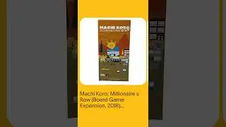 SOLD!! Machi Koro: Millionaire's Row (Board Game Expansion, 2018) Pandasaurus Complete