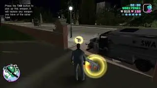 First 6 star rampage and escape at Vercetti Estate! (GTA Vice City)