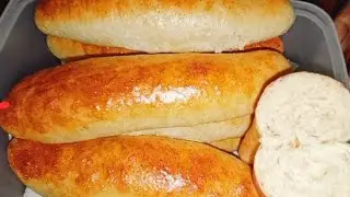 THIS IS THE SIMPLEST WAY OF MAKING HOTDOG BUNS!!.