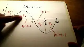 Calc I: Net Area under curve related to Integrals