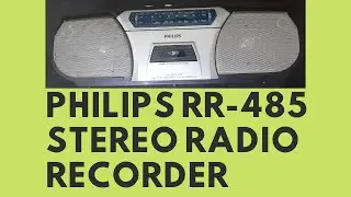 Philips RR-485 Stereo Radio Recorder How To Use Price And Connection IN HINDI
