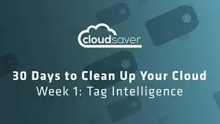 30 Days to Clean Up Your Cloud - Week 1: Tag Intelligence
