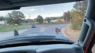 Driving the 2012 International 7600 Workstar
