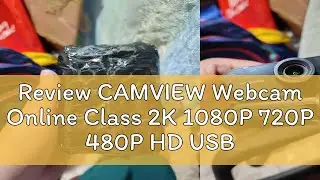Review CAMVIEW Webcam Online Class 2K 1080P 720P 480P HD USB Web Camera with Mic for PC Laptop