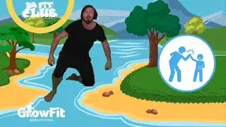 Toddler fitness, fun & healthy games to play at home. Kids exercise & adventure no equipment needed