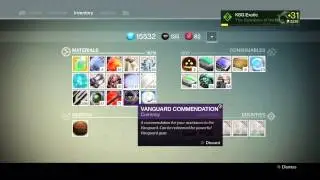 Destiny Opening Cryptarch, Crucible, and Vanguard Packages