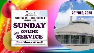 SUNDAY  SERVICE|| 28/12/2025|| SERMON:OUR APPOINTMENT WITH GOD HAS BEEN GRANTED|| REV.MOSES ATWOLI