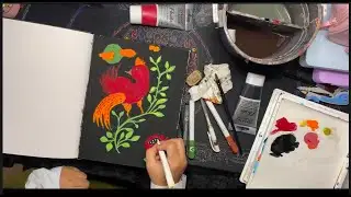 New Year , New Art Supplies Haul - Bourgeois Flashe Paints , Ohuhu Mixed Media Journal and Reading