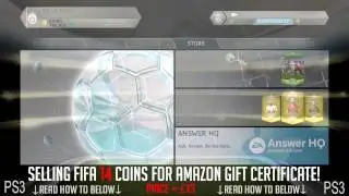 418,000k FUT (PS3) Fifa 14 Coins For Sale, Payment Accepted via: Amazon Gift Certificate!
