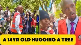 He beat truphena on hugging a tree challenge