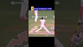 3 best delay arm drills for fast bowlers  #delayarmdrills #fastbowling #bowlingaction #slowmotion
