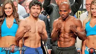MANNY PACQUIAO VS TIMOTHY BRADLEY 3 (FULL WEIGH IN & FACE OFF VIDEO)