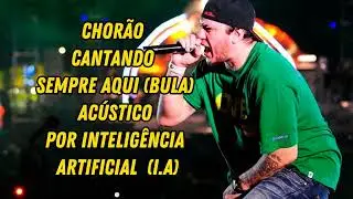 CHORÃO CANTANDO =  SEMPRE AQUI (BULA ) ACÚSTICO  POR INTELIGÊNCIA  ARTIFICIAL (I.A)