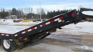 2014 Ledwell hydraulic tail trailer