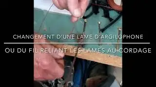 Changement d’une lame ou d’un fil poissé