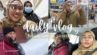 Running Errands with My Immigrant Parents in Montreal 🇨🇦 | Cozy Vlog 