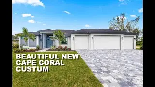 BEAUTIFUL NEW CAPE CORAL CUSTOM HOME