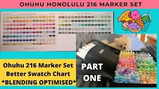 Набор маркеров Ohuhu 216 Honolulu &mdash; лучший заказ образцов, часть 1