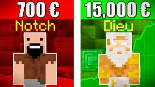 L'HISTOIRE des COMPTES MINECRAFT les PLUS RARES du monde