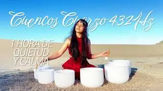 Crystal Bowls Sound Bath in the Desert | 1 Hour Elemental Journey for Stillness, Space and Clarity